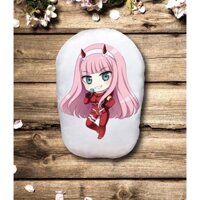 Gấu bông Darling in the Franxx 2 mặt ảnh/ gối ôm anime Darling in the Franxx