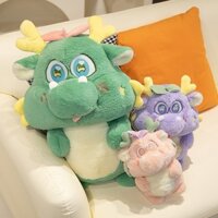 Gấu bông dễ thương hoạt hình rồng hình rồng đồ chơi sang trọng