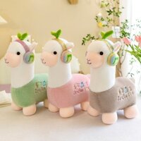 GẤU BÔNG ĐỒ CHƠI LẠC ĐÀ ALPACA CẦU VÒNG