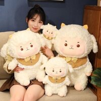 gấu bông đồ chơi len nhỏ Thú Nhồi Bông Hình Lạc Đà alpaca Siêu Dễ Thương Đồ chơi cừu mây dễ thương