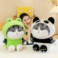 GẤU BÔNG ĐỒ CHƠI MÈO MẶT QUẠO MÈO HOÀNG THƯỢNG SIZE LỚN