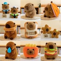 gấu bông đồ chơi thú nhồi bông  Cartoon capybara plush toys, children's dolls, eight-inch doll grabbing machines, doll activities, cross-border card skins wholesale