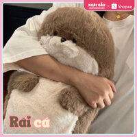 Gấu Bông, Gấu Bông Rái Cá Nhồi Bông, Móc Khóa Gấu Bông Đủ Size Búp Bê Dễ Thương, Gấu Lớn