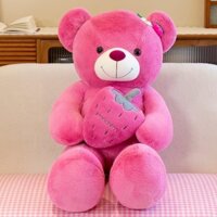 Gấu Bông Gấu Teddy Ôm Dâu Cao Cấp
