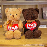 Gấu bông gấu teddy tim hug đáng yêu - thú nhồi bông  sezi 35cm
