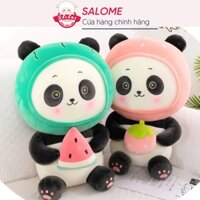 Gấu Bông Gấu Trúc Ôm Dưa Hấu Dâu Khổng Lồ Dễ Thương SALOME TPHCM, Thú Panda Trái Cây Gối Ôm Ngủ