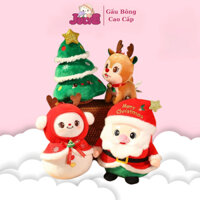 Gấu Bông Giáng Sinh Người Tuyết, Cây Thông, Noel, Tuâng Lộc, Thú Bông Cao Cấp JulyEvn