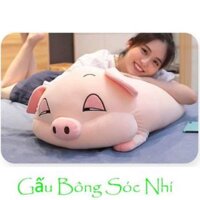 Gấu bông gối ôm heo bông 1m