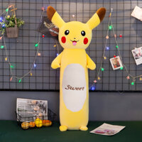Gấu Bông Gối Ôm Pikachu 4 Chiều thú nhồi bông đáng yêu