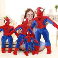 Gấu bông gối ôm siêu nhân người nhện, gấu bông spider man cho bé mền mịn, quà tặng cho bé đủ size