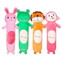 Gấu Bông Gối Ôm Sweet hot cực đẹp hình khỉ, hình sư tử, hình ếch xanh, hình thỏ hồng đáng yêu ( size 80cm)