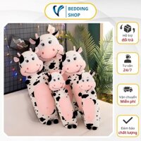 Gấu bông - Gối ôm, Thú bông 🐄 Bò Sữa cao cấp, 🐄Vỏ nhung mềm mịn 🐄Rẻ vô địch 🐄