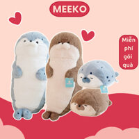 Gấu bông hải cẩu bụng béo Habi, thú nhồi bông hải cẩu mềm mịn cao cấp MEEKO [ Miễn phí gói quà ]