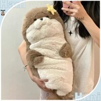 Gấu bông - Hải cẩu Rái cá nhồi bông đáng yêu, mềm mại làm gối ôm, quà tặng bạn gái