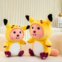 Gấu Bông Hải Ly Loopy Cosplay Pikachu và Gấu Lotso Đáng Yêu Cao Cấp Thú Bông Thú Nhồi Bông Toy Đồ Chơi