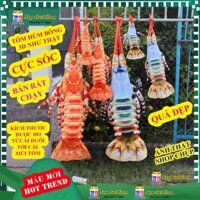 GẤU BÔNG HẢI SẢN CUA TÔM HÙM GHẸ BÔNG KHỔNG LỒ NHƯ THẬT - thú bông thú nhồi bông đồ chơi doll toy