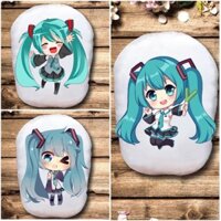 Gấu bông Hatsune Miku 2 mặt ảnh/ Gối ôm Miku Volkaloid Hatsune miku