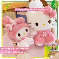 Gấu Bông Hello Kitty Melody -Búp Bê Hoạt Hình Dễ Thương, Chất Liệu Mềm Mại, Quà Tặng Đáng Yêu Cho Bé