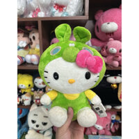 Gấu bông Hello kitty xanh Nhật Bản chính hãng new tem mác