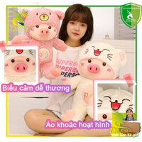 Gấu Bông Heo Cosplay – Thú Nhồi Bông Con Lợn Dễ Thương, Quà Tặng Cho Bé