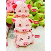 Gấu bông heo lười- thú nhồi bông heo mắt híp- lợn béo ú