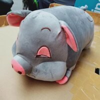 Gấu bông heo mắt hồng ấm áp , đáng yêu