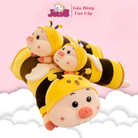 Gấu Bông Heo Ong Vàng Mềm Mịn, Thú Bông Cao Cấp JulyEvn