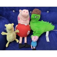 Gấu bông heo Peppa và bạn ( set 4c)