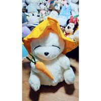Gấu bông Hí Mashimaro ôm cà rốt đội nón vàng dễ thương - Hàng chính hãng Hongkong 💞💞💞