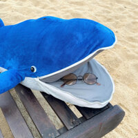 gấu bông hình cá voi dài ú nụ