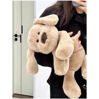 Gấu bông hình chú chó bông dễ thương làm quà tặng sinh nhật cho bé gái