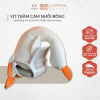 Gấu bông hình con vịt lớp vải ngoài mềm mịn lớp bông pp 3d tinh khiết 1m3 1m6 IGUN DERCOR