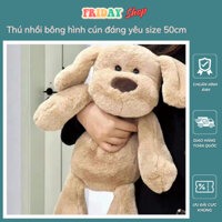 Gấu Bông Hình Cún Đáng Yêu - Búp Bê Đồ Chơi, Thú Nhồi Bông Làm Quà Tặng Size 50cm