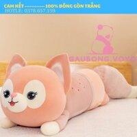 Gấu Bông Hồ Ly Đuôi Chồn Cực trend Thú Nhồi Bông Búp Bê Siêu Dễ Thương Size 110cm, 140cm, 160cm màu hồng GAUBONG.VOYO