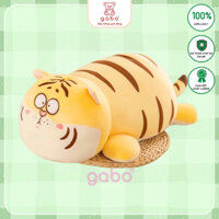 Gấu Bông Hổ Mặt Ngáo , Cọp Vàng Mũi Tim gối ôm cho bé gối ôm dài, hình thú, cute GABO TEDDY BEAR