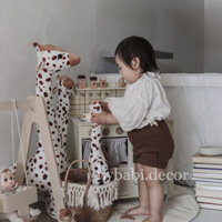 Gấu bông hươu cao cổ vải Organic chính hãng Kamimi/Muma Muying, tiêu chuẩn Châu Âu