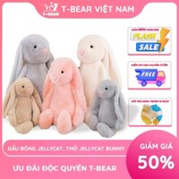 Gấu Bông JELLYCAT Size 40-85cm, THỎ JELLYCAT BUNNY T-Bear Thỏ Tai Dài Phiên Bản Đặc Biệt
