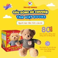 Gấu Bông Kể Chuyện Tân Việt - Kể Chuyện Song Ngữ Cho Bé - 80 Câu Chuyện, Đồng Giao Song Ngữ Tiếng Anh Và Tiếng Việt