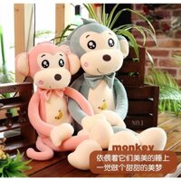 Gấu Bông Khỉ Tay Dài , Thú Nhồi Bông Khỉ Tay Dài Siêu Đáng Yêu Nghộ Nghĩnh