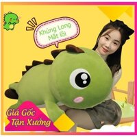 Gấu Bông Khủng Long Bông Mắt Lồi Đáng Yêu Vải Nhung Cao Cấp