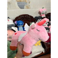 Gấu bông kì lân Unicorn hồng