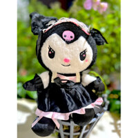 Gấu bông kuromi mặc đầm xinh