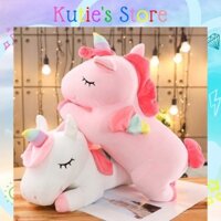 GẤU BÔNG KỲ LÂN UNICORN HỒNG GẤU BÔNG NGỰA PONY ĐÁNG YÊU