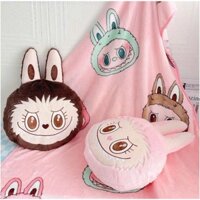 Gấu bông Labubu kèm mền - Gối kèm mền Labubu bộ chăn gối văn phòng Gia dụng hoả tốc 68