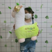 GẤU BÔNG LẠC ĐÀ ALPACA 50CM LẠC ĐÀ NGHE NHẠC THÚ BÔNG LẠC ĐÀ