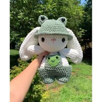 Gấu bông len đũa dễ thương