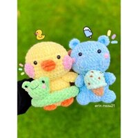 Gấu bông len handmade dễ thương