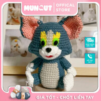 Gấu Bông Len Mèo Tom & Jerry Muncut handmade size 15cm
