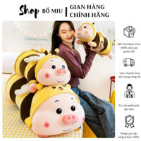Gấu Bông Lợn Ong Heo Ong (dài 75cm-1.2m) Siêu Cute Size Lớn