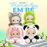 [GẤU BÔNG MẮT LONG LANH] Gấu bông mắt long lanh mũ tháo rời đáng yêu, quà tặng cho bé, người yêu vô cùng dễ thương